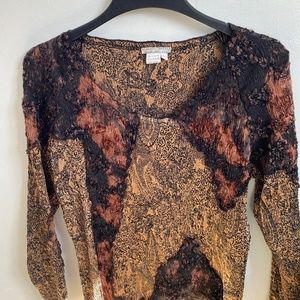 Stretchy top multi colored